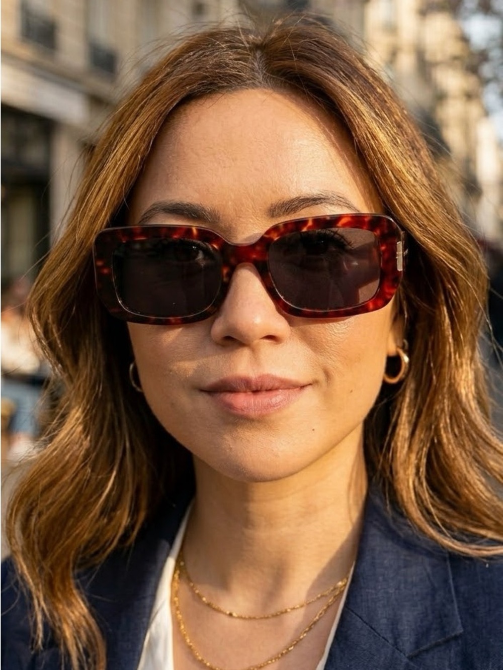 SALE 🚨Longchamp Tortoiseshell Rectangular Sunglasses with Dark Lenses